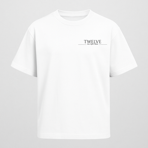 The first round - oversized white